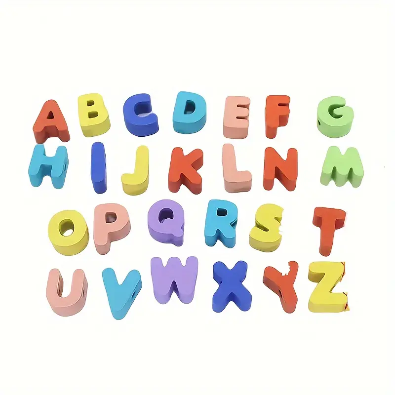 26pcs Letter Beads - Letter Shape Puzzle - Image 6