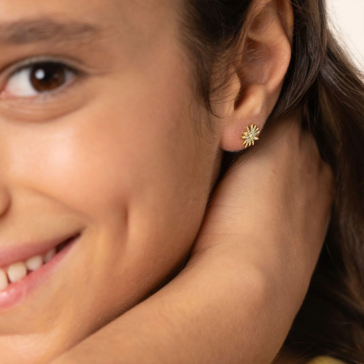 925 Sterling Silver Kids Birthday Flower Earrings - Image 10