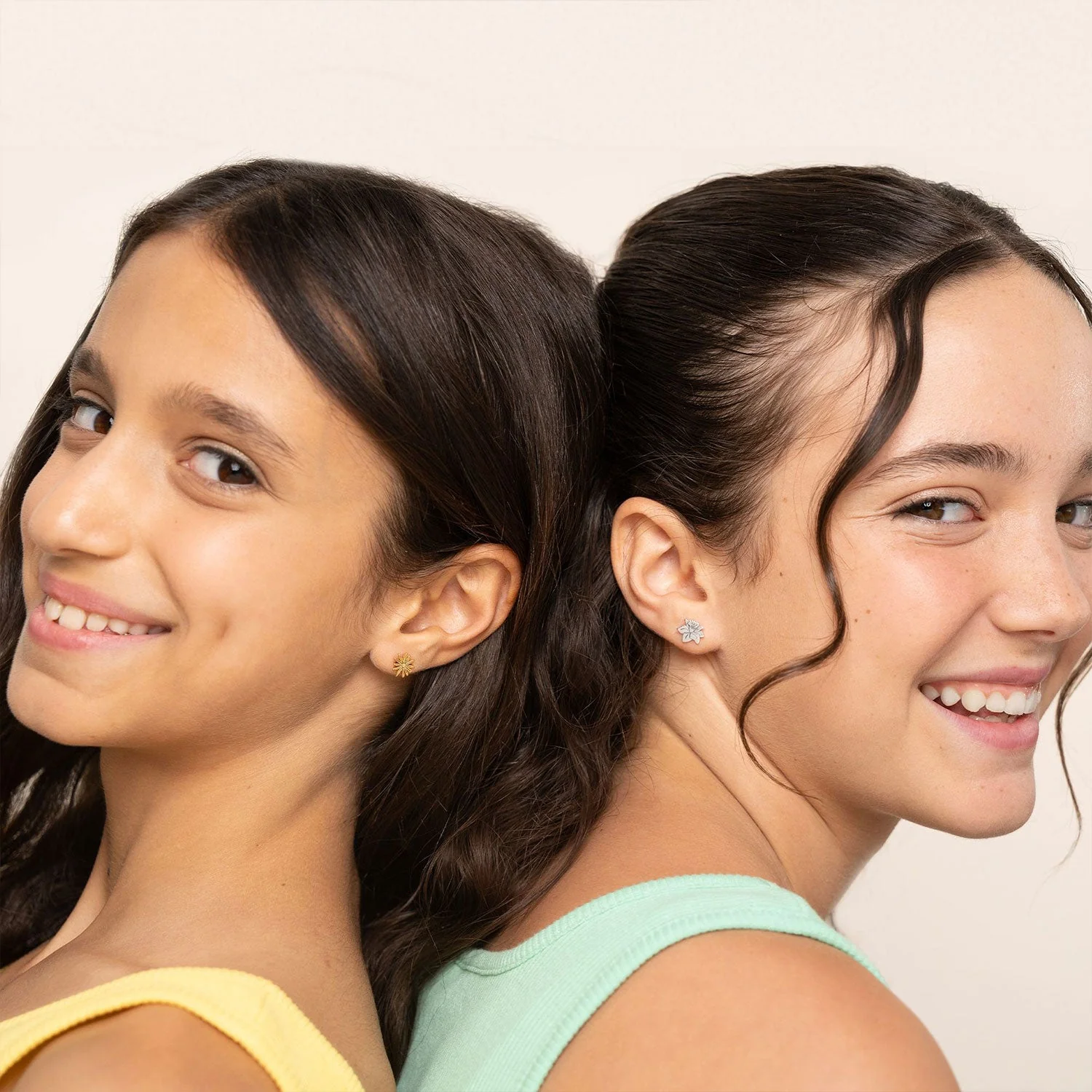 925 Sterling Silver Kids Birthday Flower Earrings - Image 4