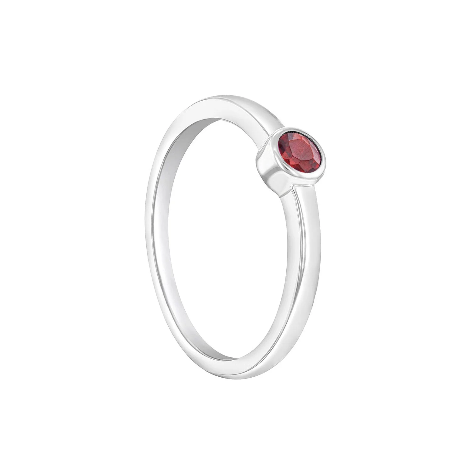 925 Sterling Silver Kids Birthstone Rings - Image 3