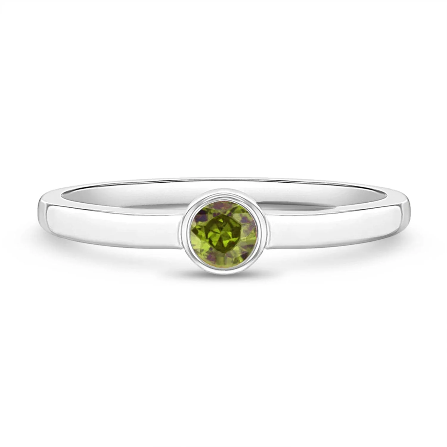 925 Sterling Silver Kids Birthstone Rings - Image 5