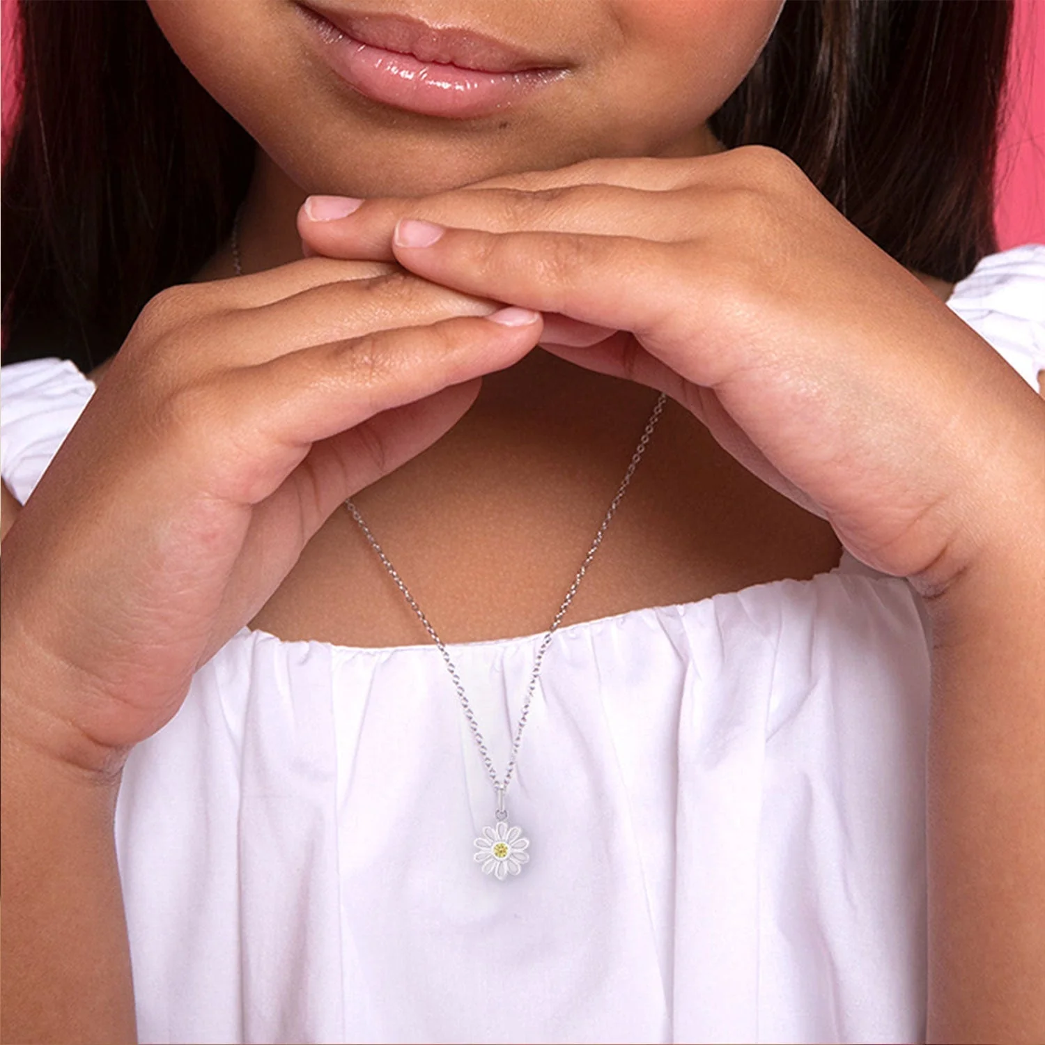 925 Sterling Silver Kids Daisy Earrings - Image 6