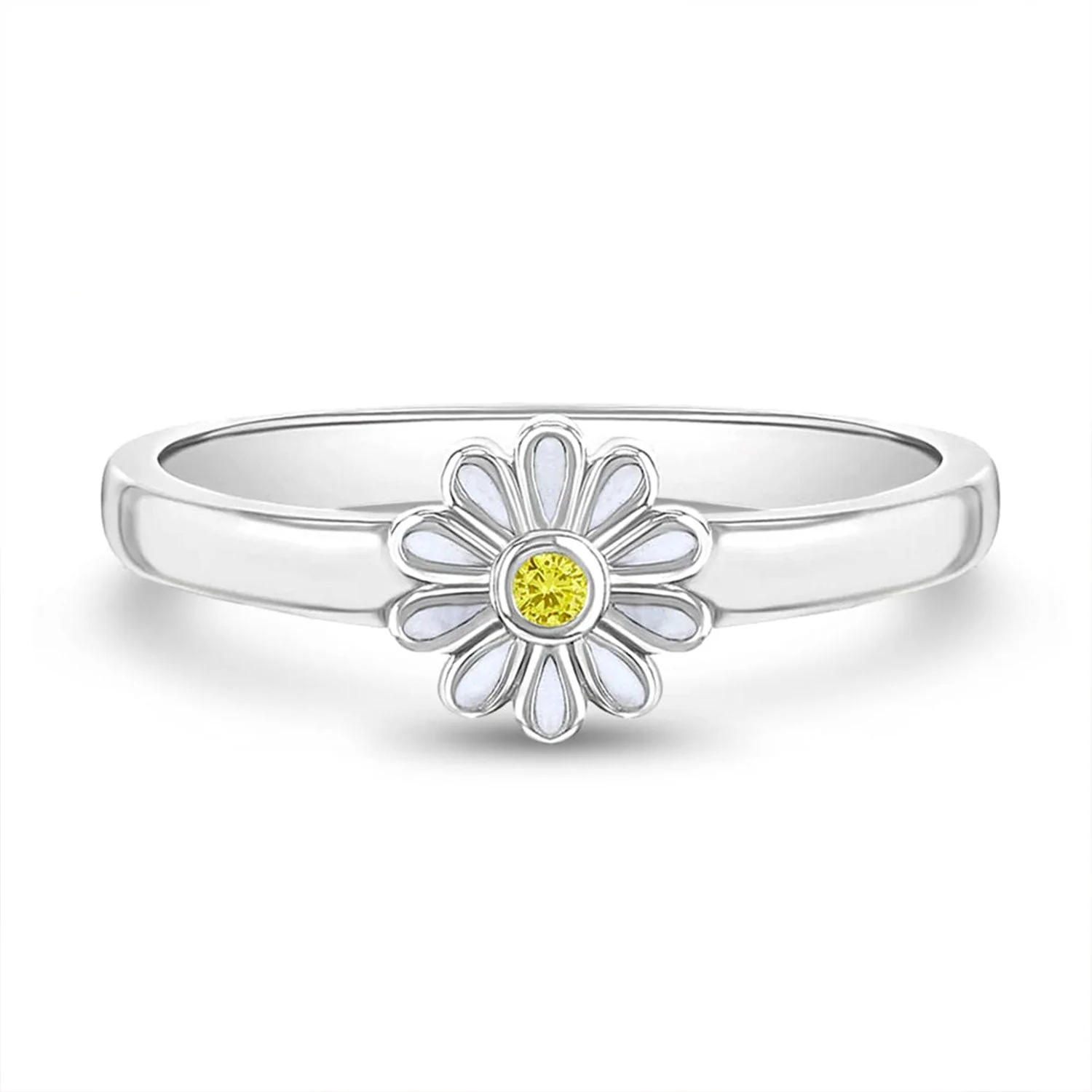 925 Sterling Silver Kids Daisy Earrings - Image 8