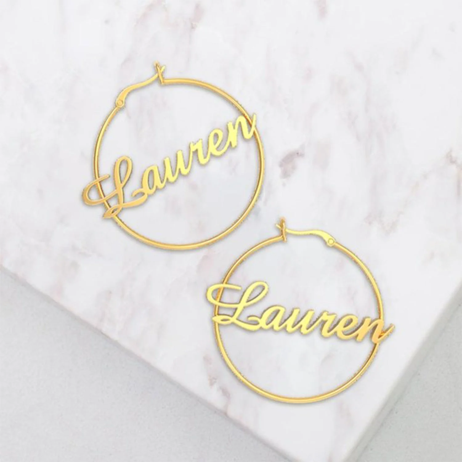 Sterling Silver Personalized Kids Name Earrings - Image 5