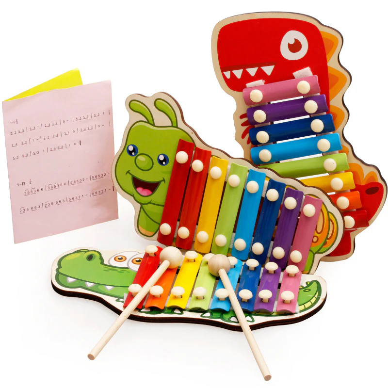 Baby Octave Xylophone Music Nurturing Hand Knocker Toys - Image 4