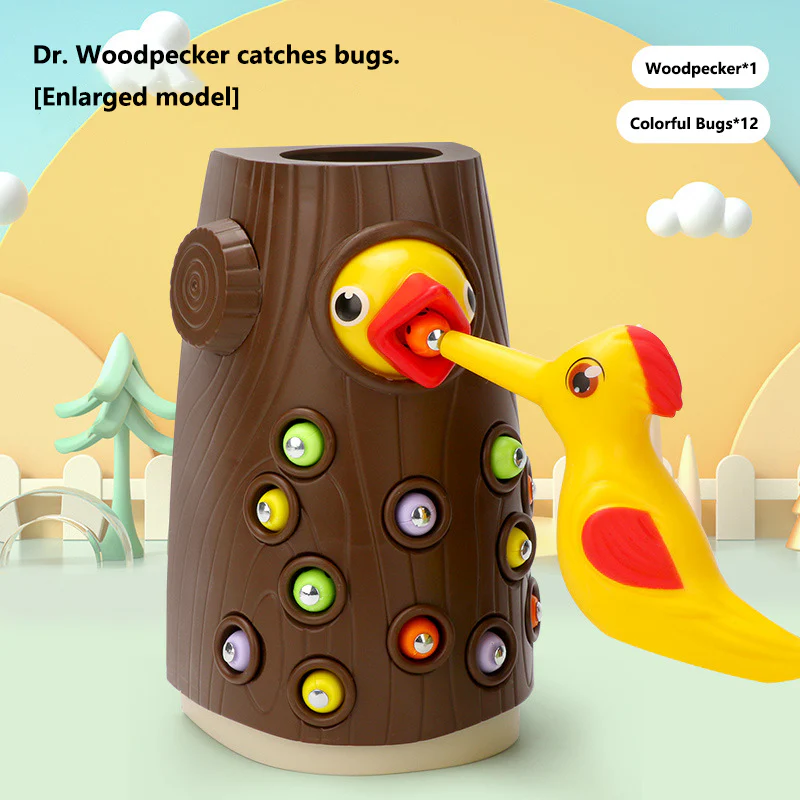 Baby Woodpecker Insect Catching Game Puzzle Toys - Image 7