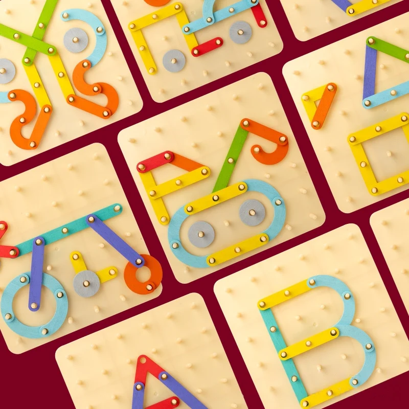 Building Blocks Variety Shape Matching Puzzle Set of Columns - Image 3