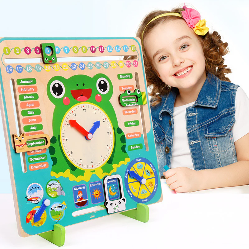 Calendar Clock Children's Early Learning Toys - Image 2