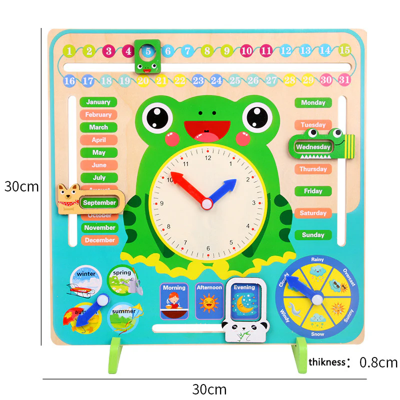 Calendar Clock Children's Early Learning Toys - Image 5