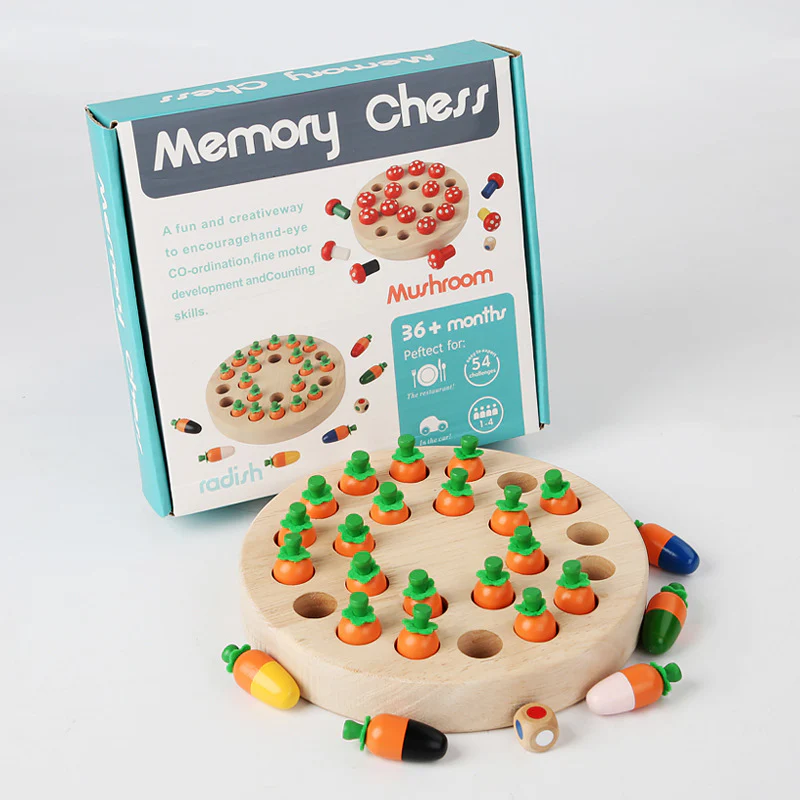 Carrot Pulling Toys Baby Montessori Fine Motor Training