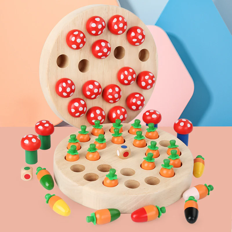 Carrot Pulling Toys Baby Montessori Fine Motor Training - Image 3
