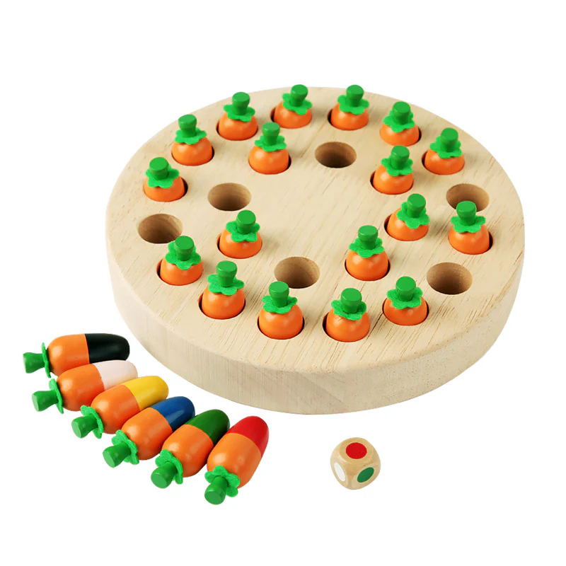 Carrot Pulling Toys Baby Montessori Fine Motor Training - Image 4