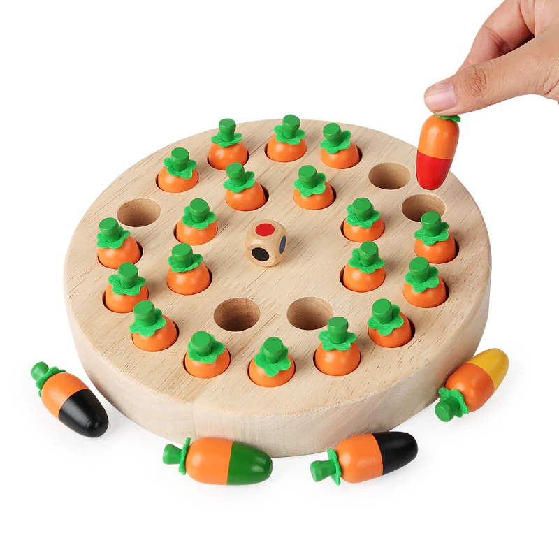 Carrot Pulling Toys Baby Montessori Fine Motor Training - Image 5