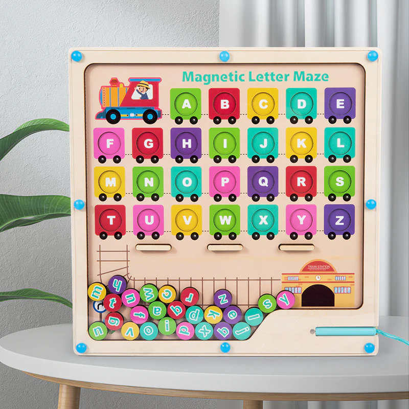 Children's Magnetic Alphabet Matching Walking Matching Board - Image 2