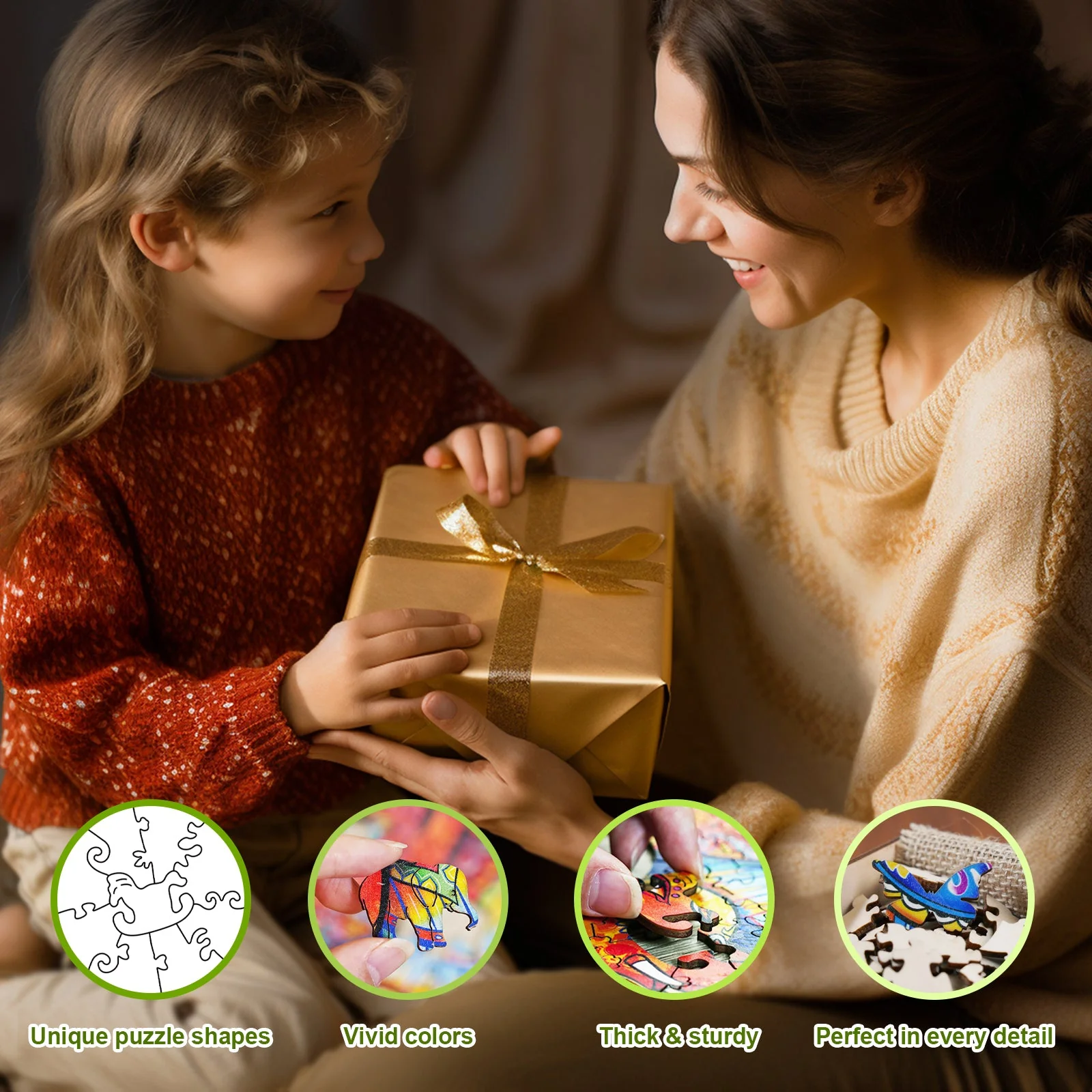 Kids Early Learning Wooden Owl Puzzle - Image 7