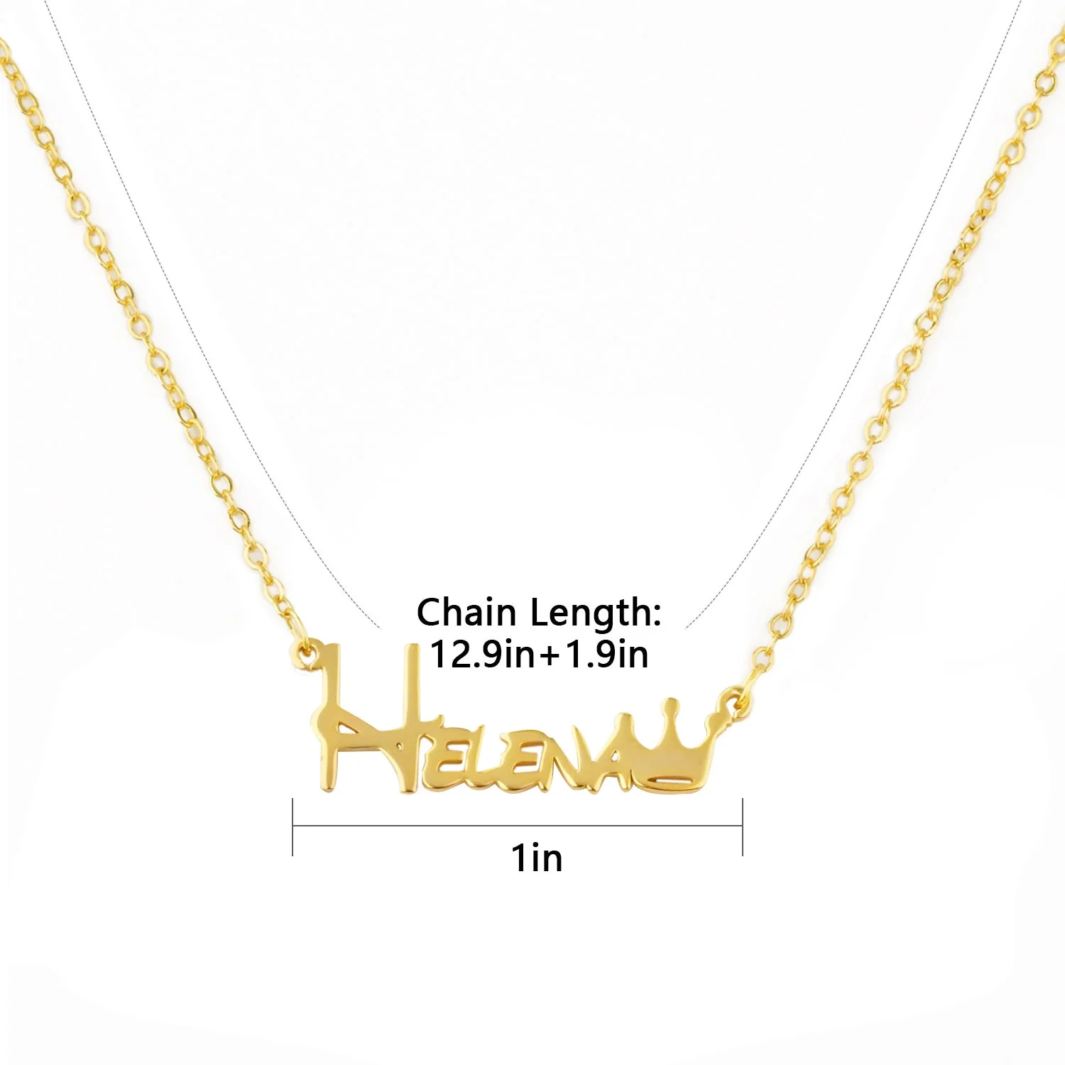 Crown Personalized Baby Name Jewelry Set - Image 7