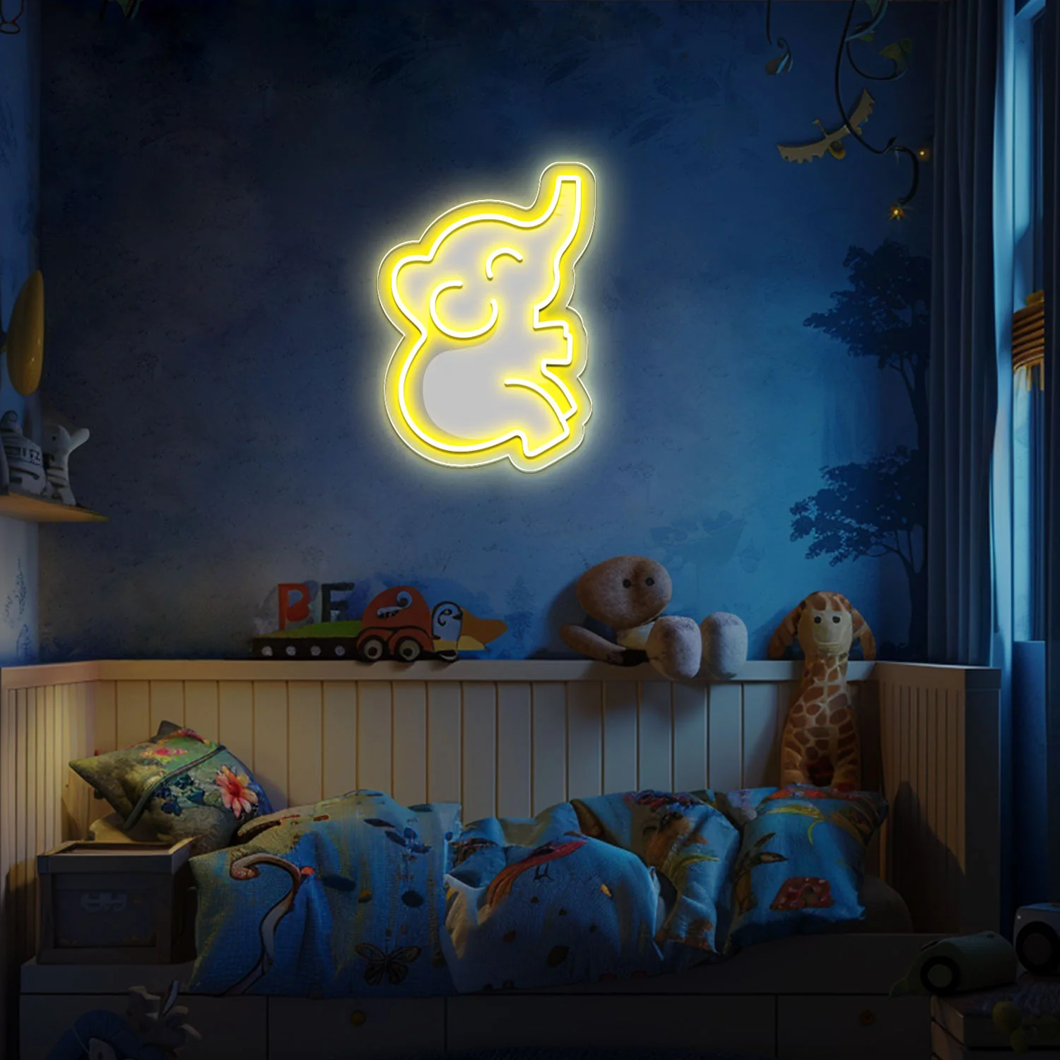 Cute Elephant Neon Sign - Image 2