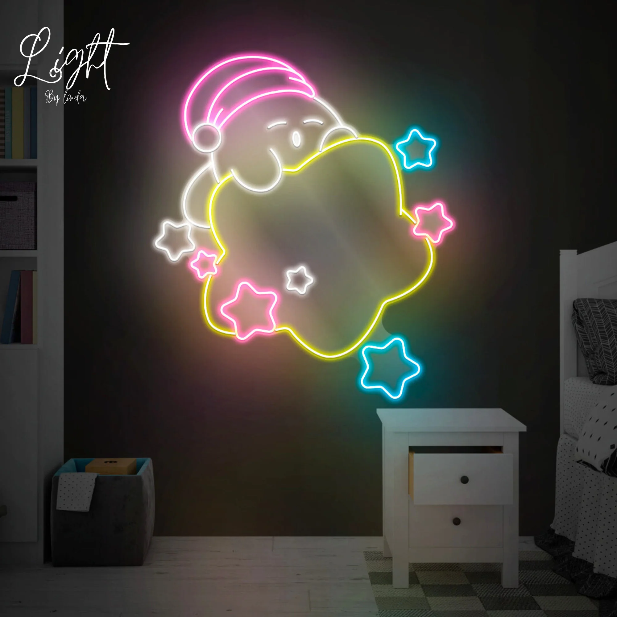 Cute Stars Neon Sign - Image 4