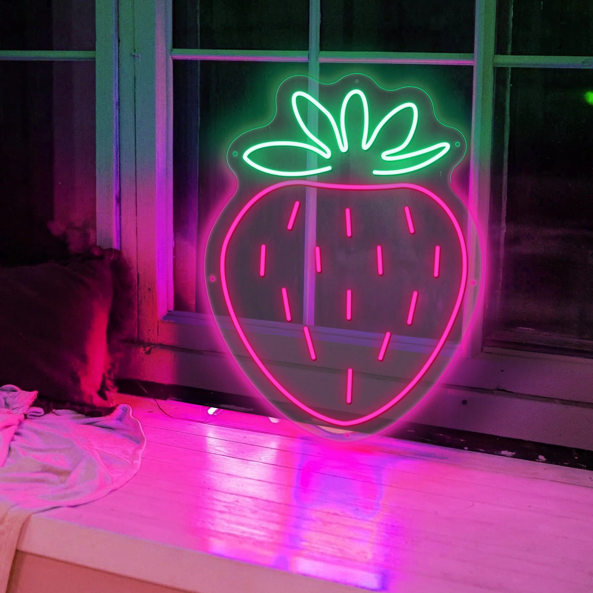 Cute Strawberry Neon Sign - Image 2