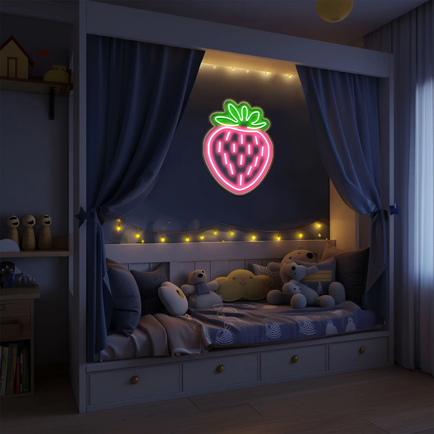 Cute Strawberry Neon Sign - Image 5