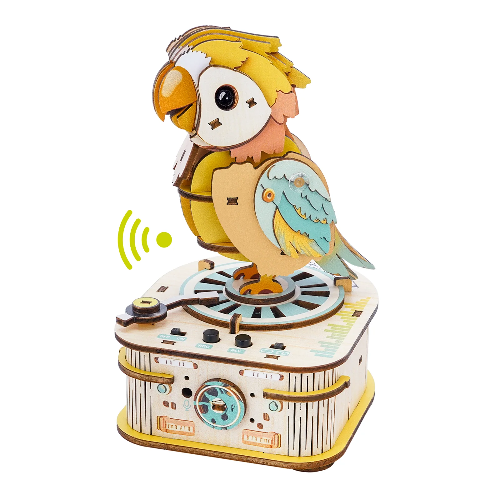 Echo Parrot – 3D DIY Wooden Puzzle Recorder - Image 4