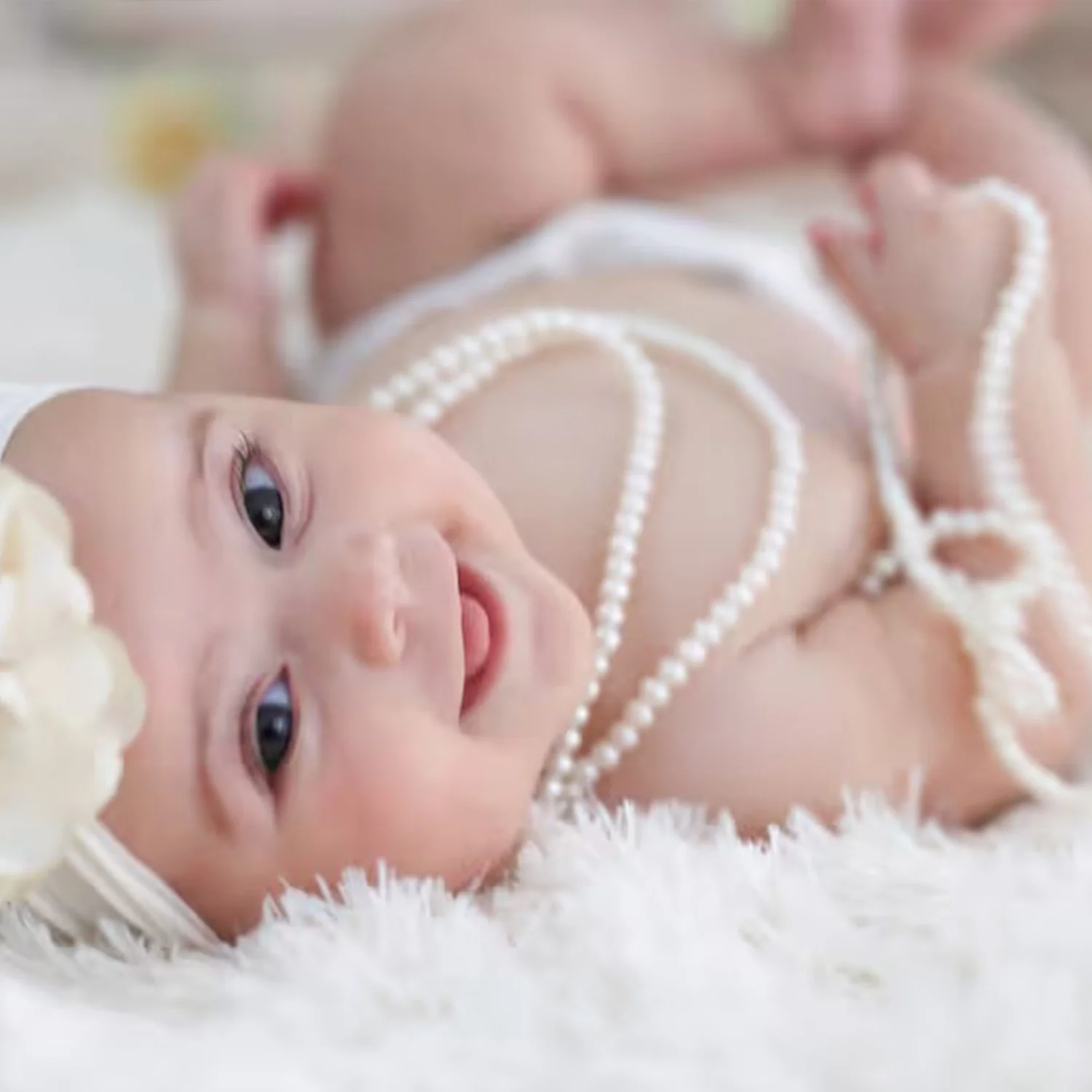 First Pearl Necklace for Baby and Girl - Image 3