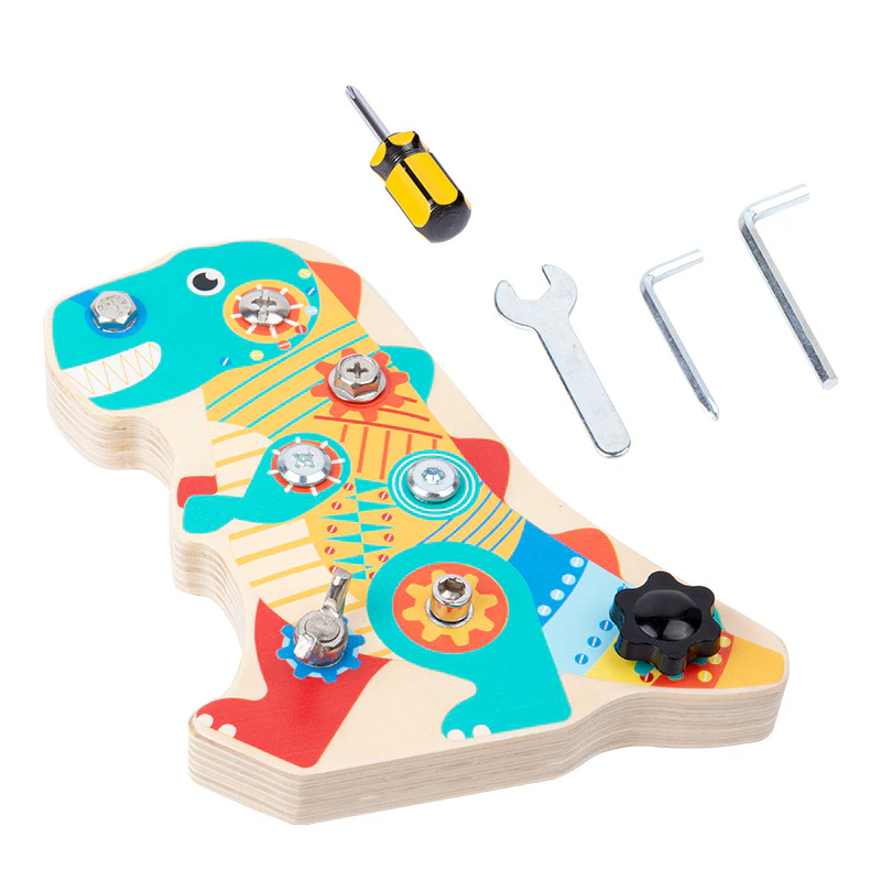 Fun Dinosaur Screwing Wooden Nut Removal Tool - Image 6