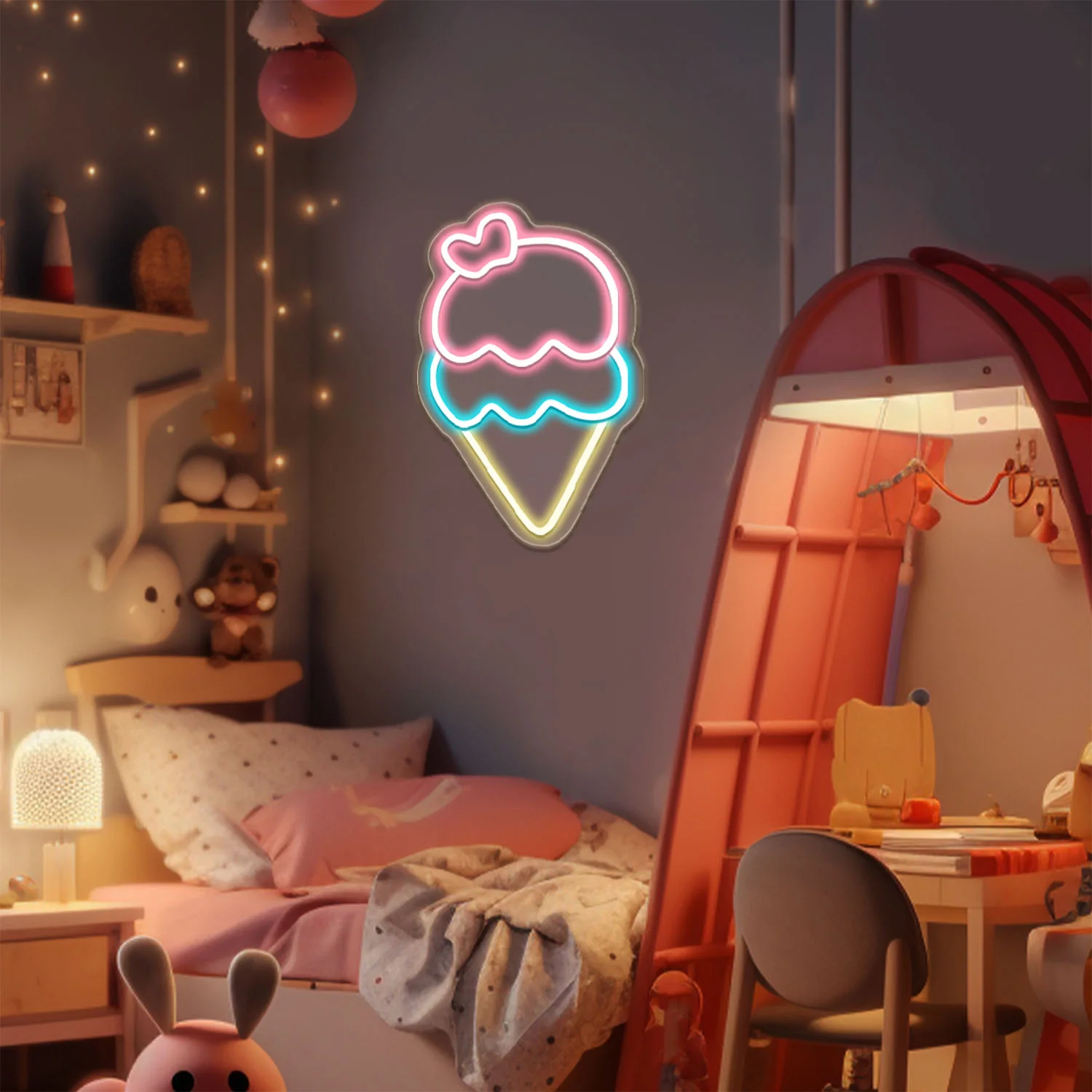 Ice Cream Neon Sign - Image 3