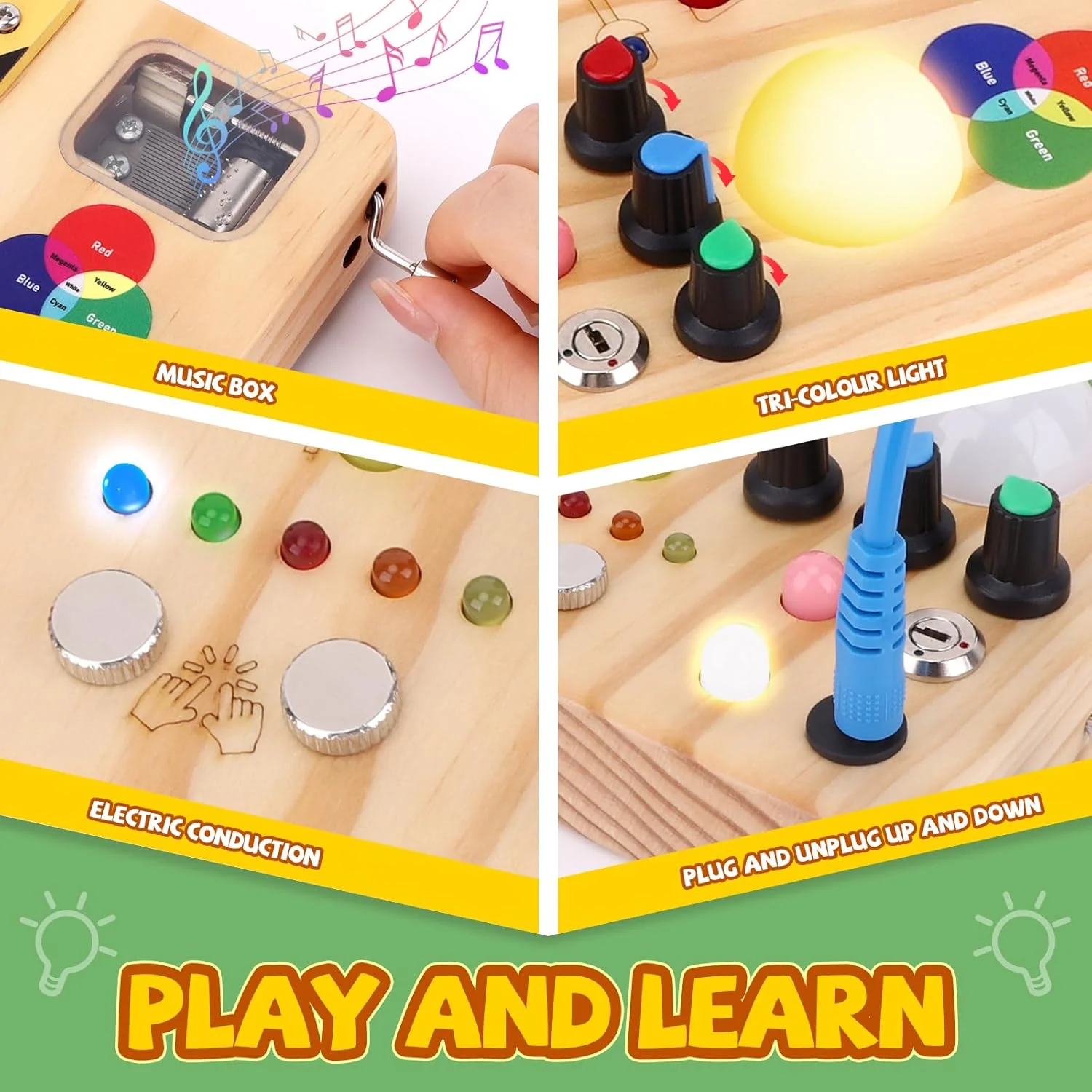 Kids Electrical Circuit Learning Board - Image 5