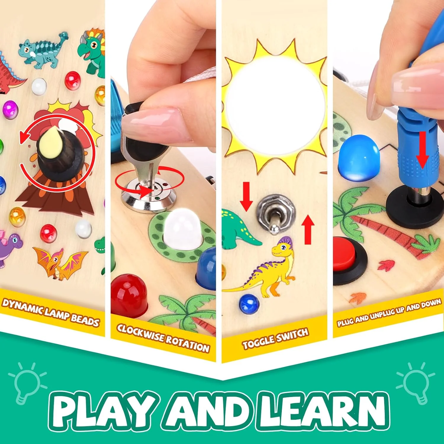 Kids Electrical Circuit Learning Board - Image 6