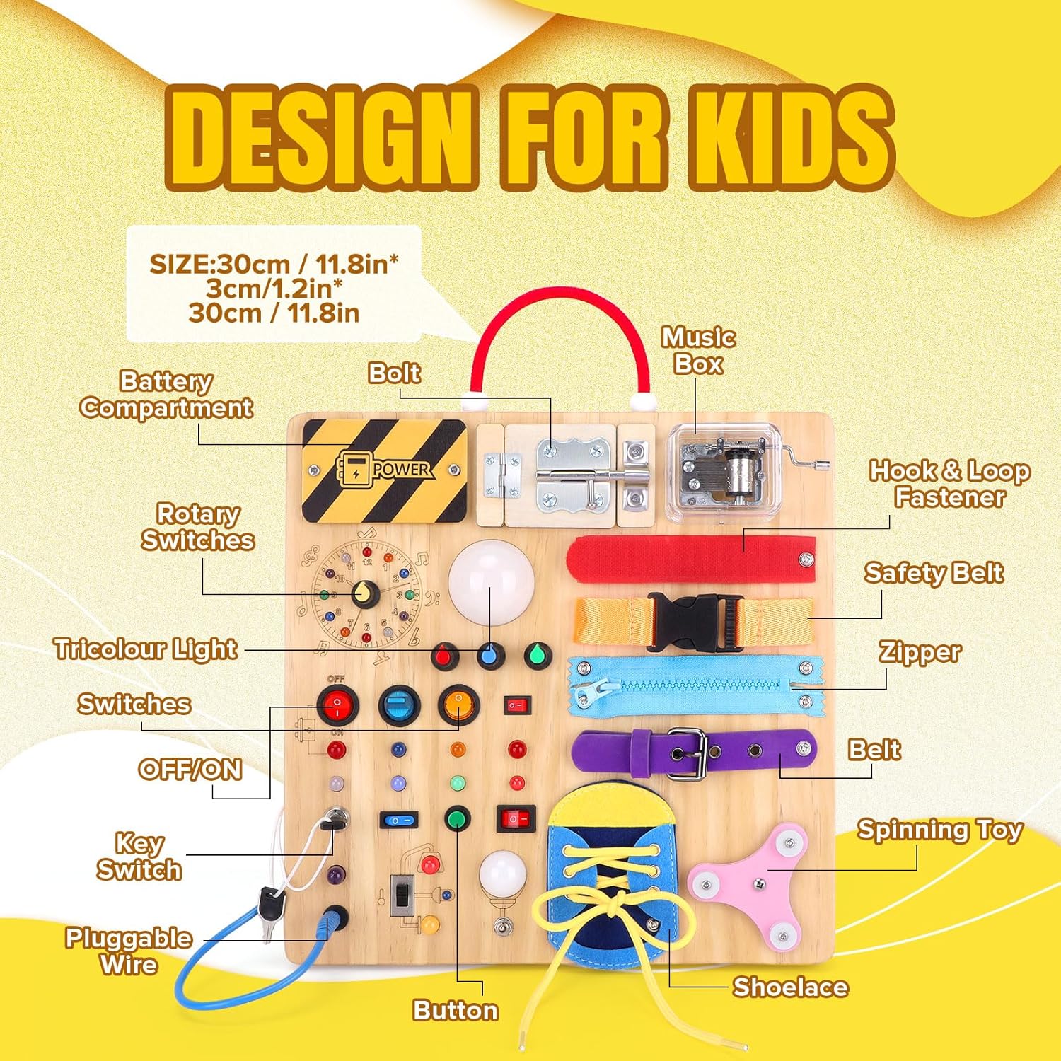 Kids Multi-Activity Learning Board - Image 4