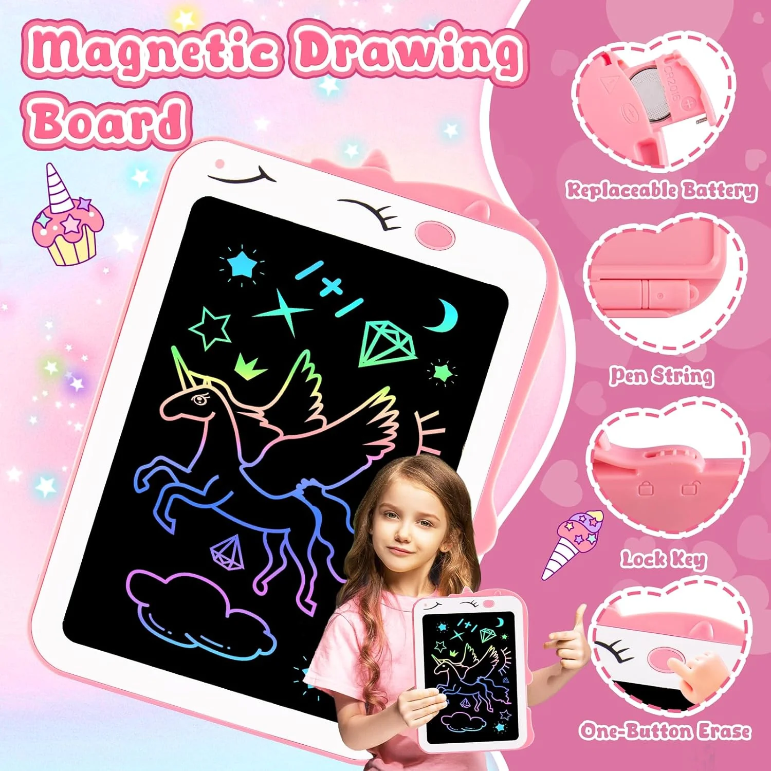 LCD Writing Tablet Educational Doodle Pad - Image 4