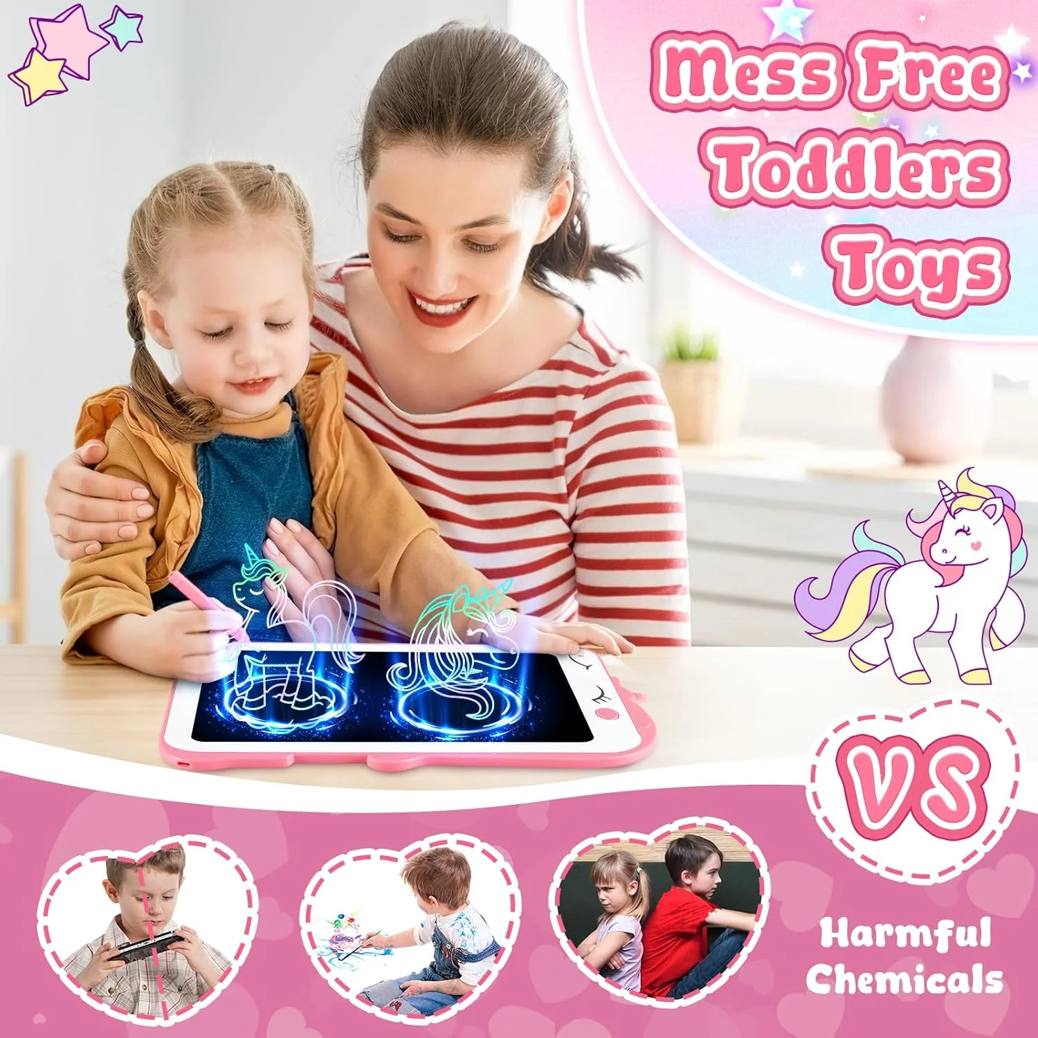 LCD Writing Tablet Educational Doodle Pad - Image 5