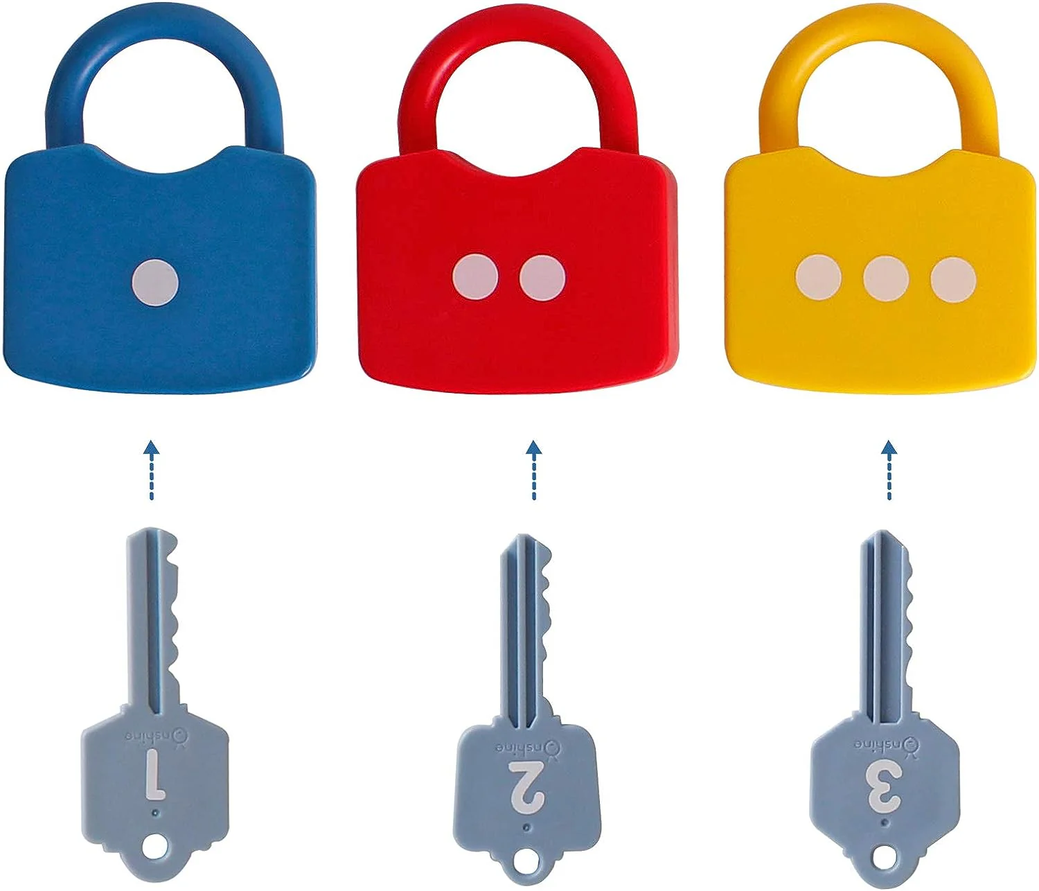 Learning Locks with Keys Numbers Matching & Counting Toys - Image 6