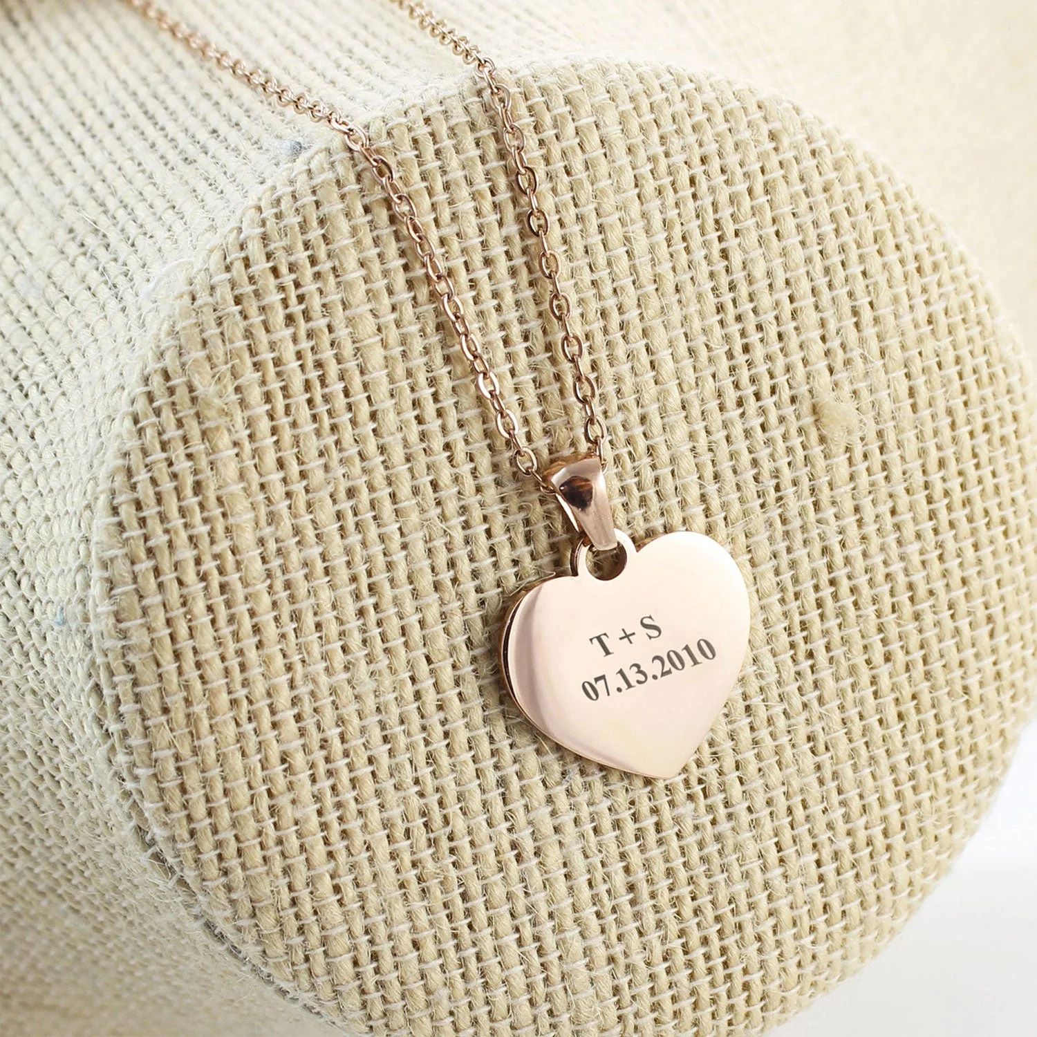 Love Engraved Name Necklace for Kids - Image 3