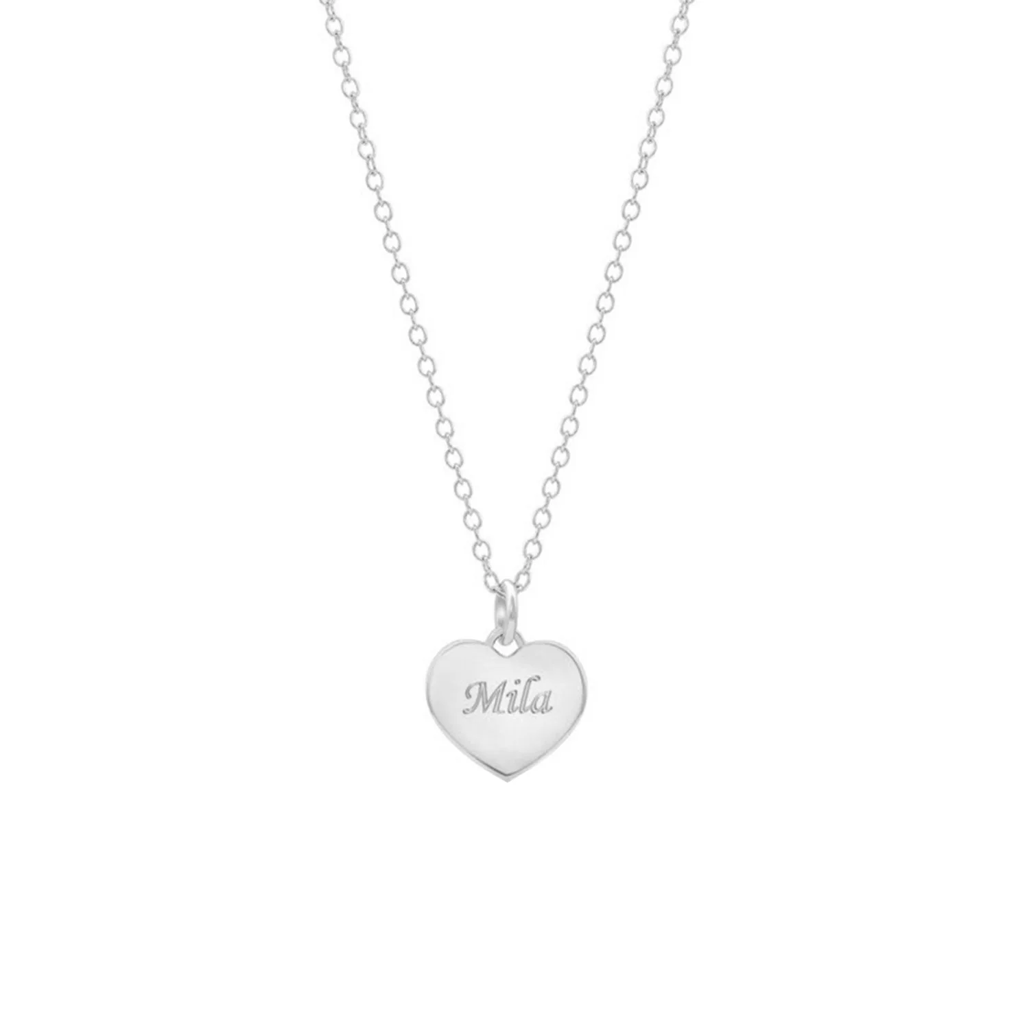 Love Engraved Name Necklace for Kids - Image 7