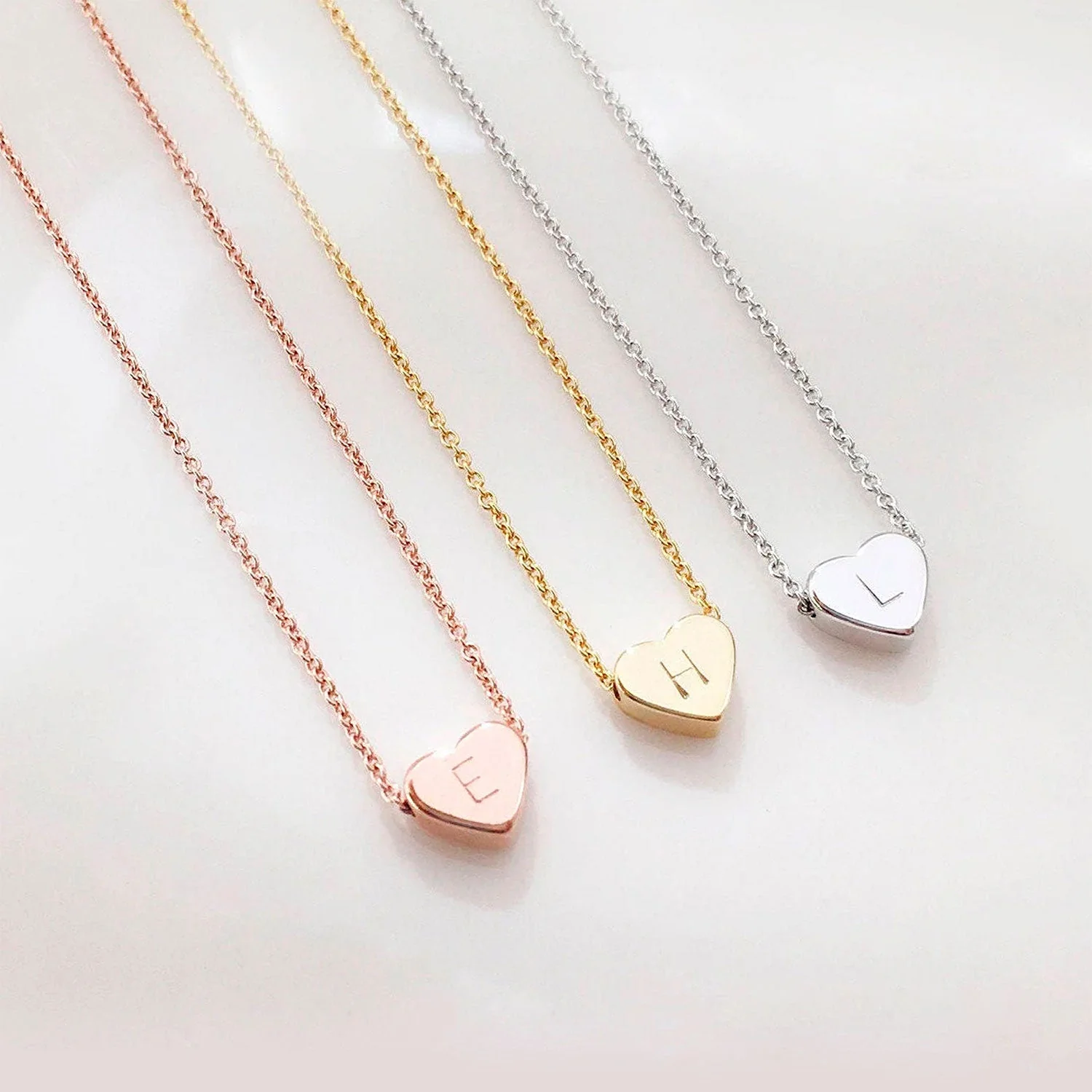 Love Personalized Initial Necklace for Kids - Image 4