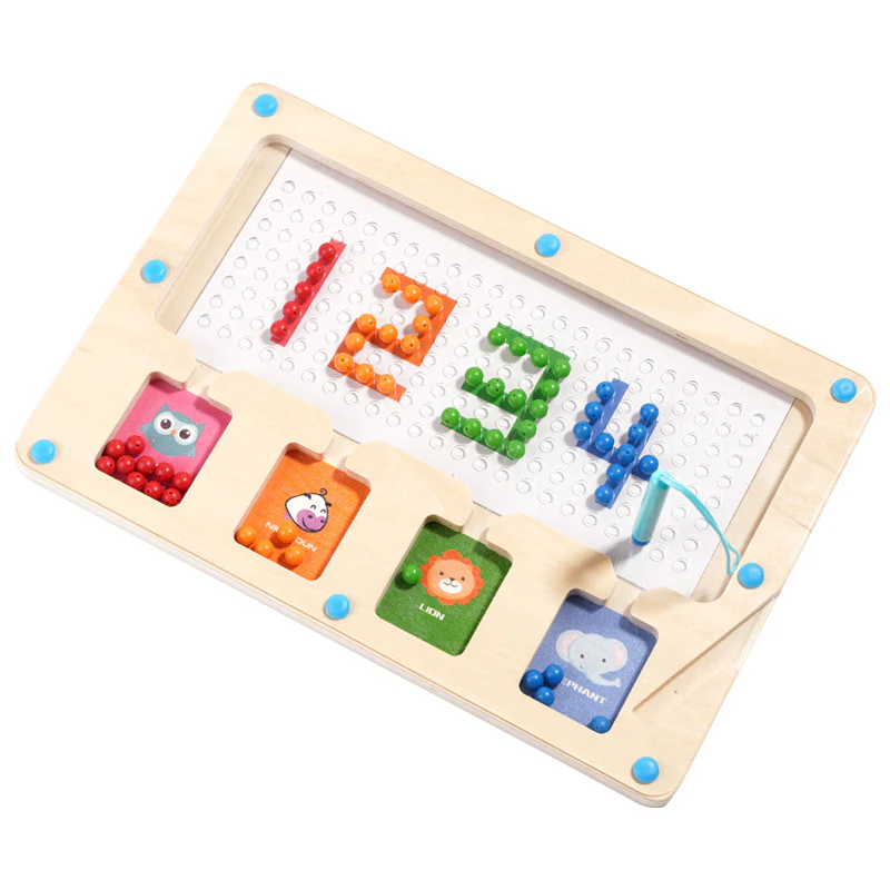 Magnetic Animals Number Crunching Walking Bead Maze - Image 5