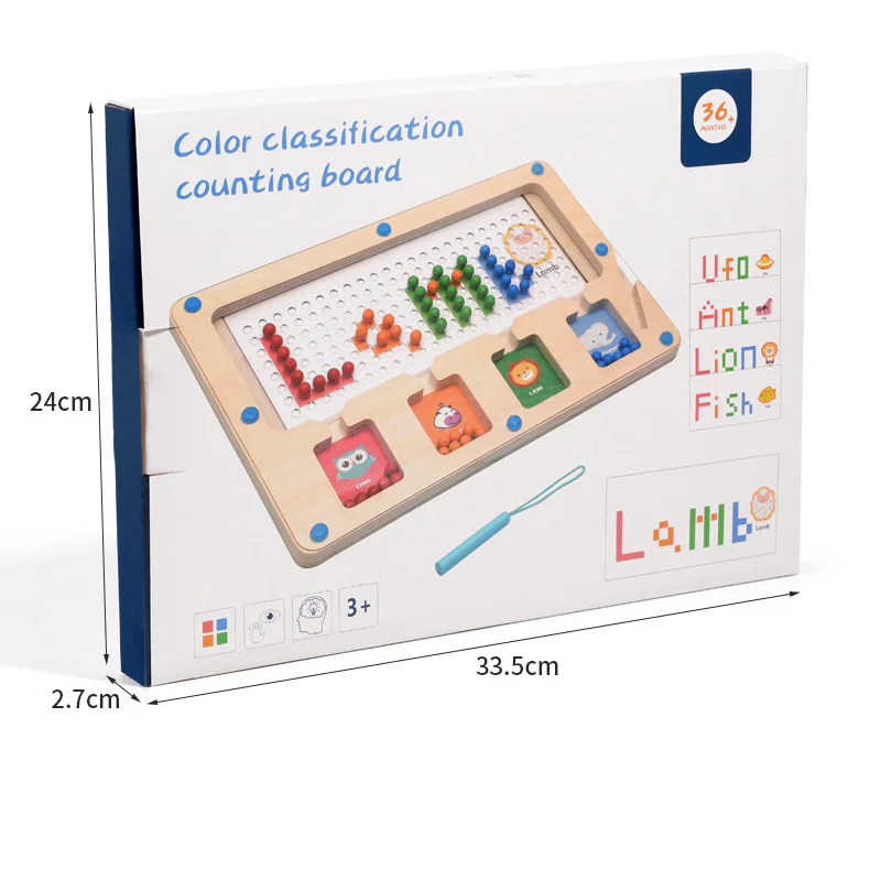Magnetic Animals Number Crunching Walking Bead Maze - Image 6