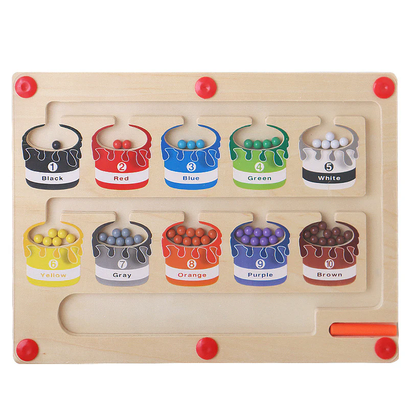 Magnetic Color and Number Maze - Image 7