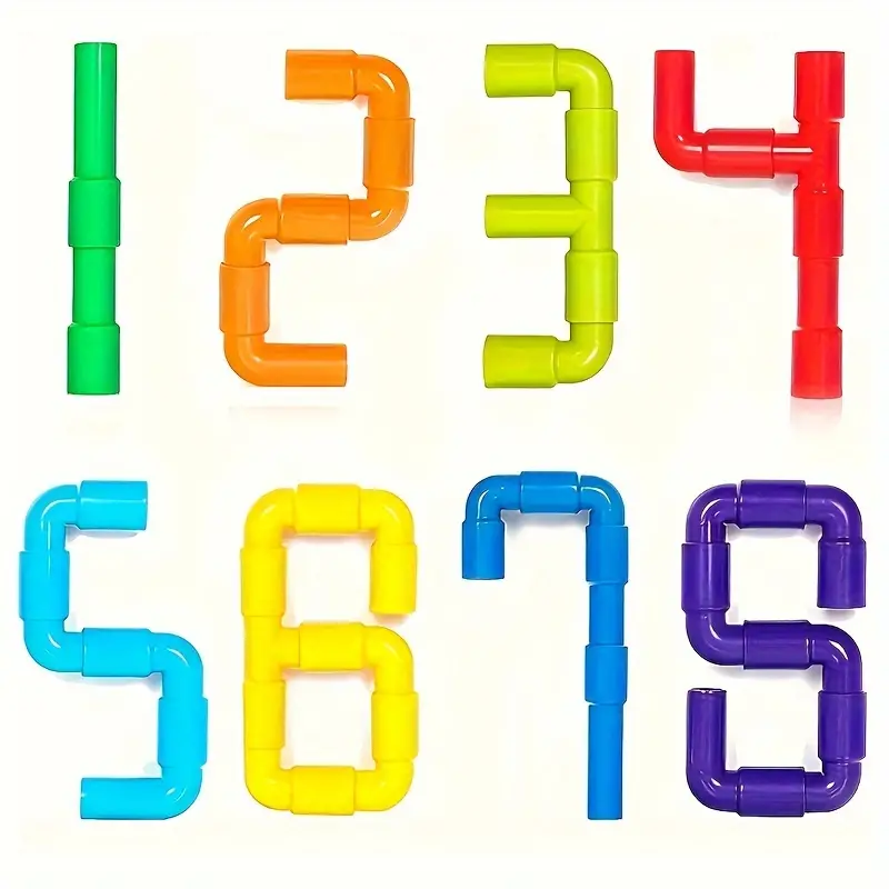 Montessori Building Blocks Water Pipe Toys - Image 2