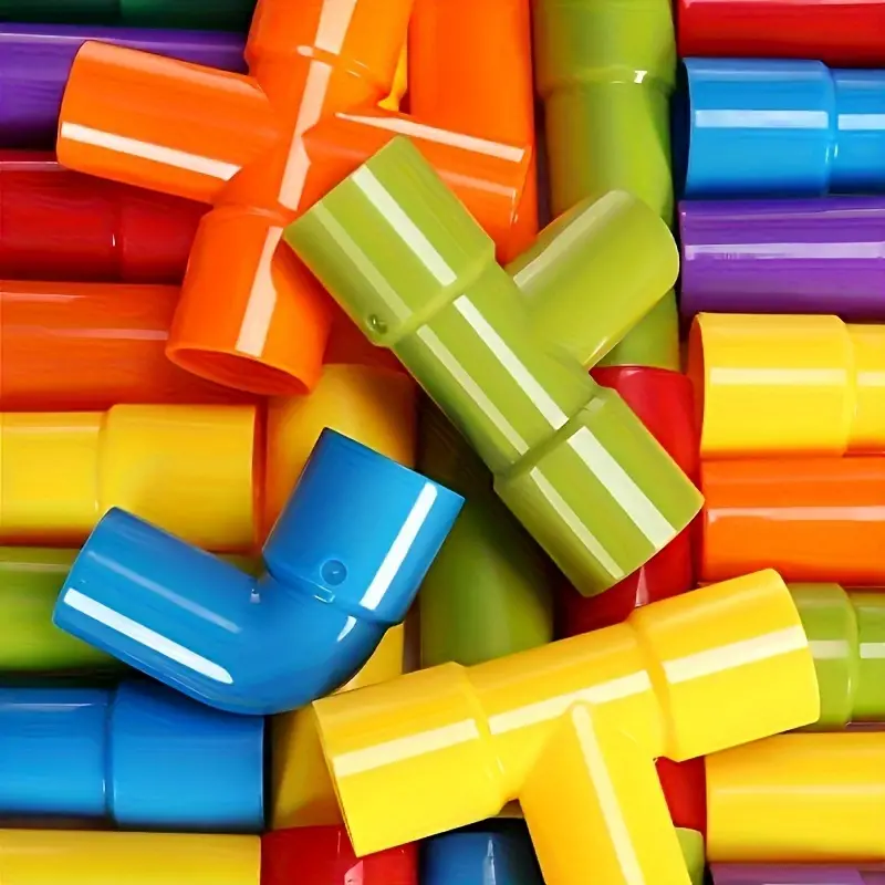Montessori Building Blocks Water Pipe Toys - Image 3