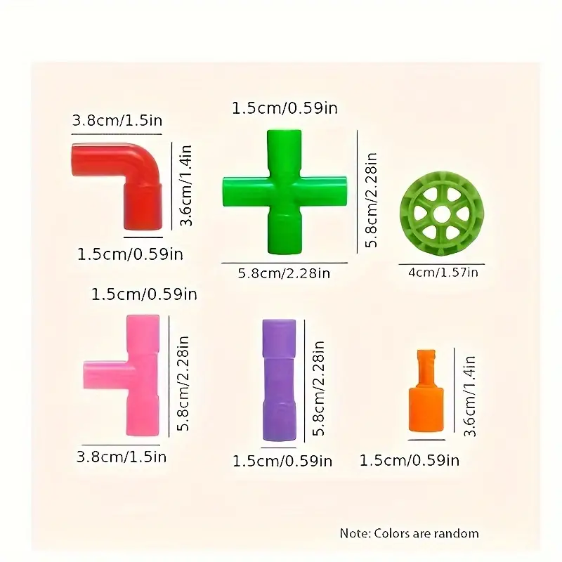 Montessori Building Blocks Water Pipe Toys - Image 8