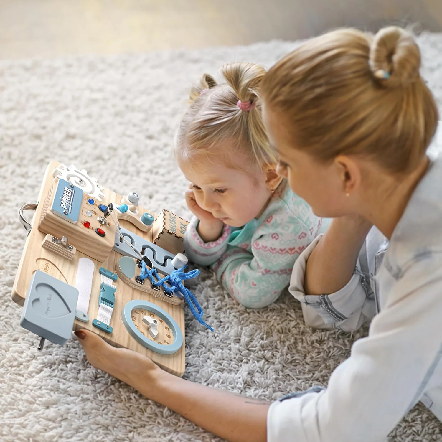 Montessori Busy Board for Toddlers - Image 3