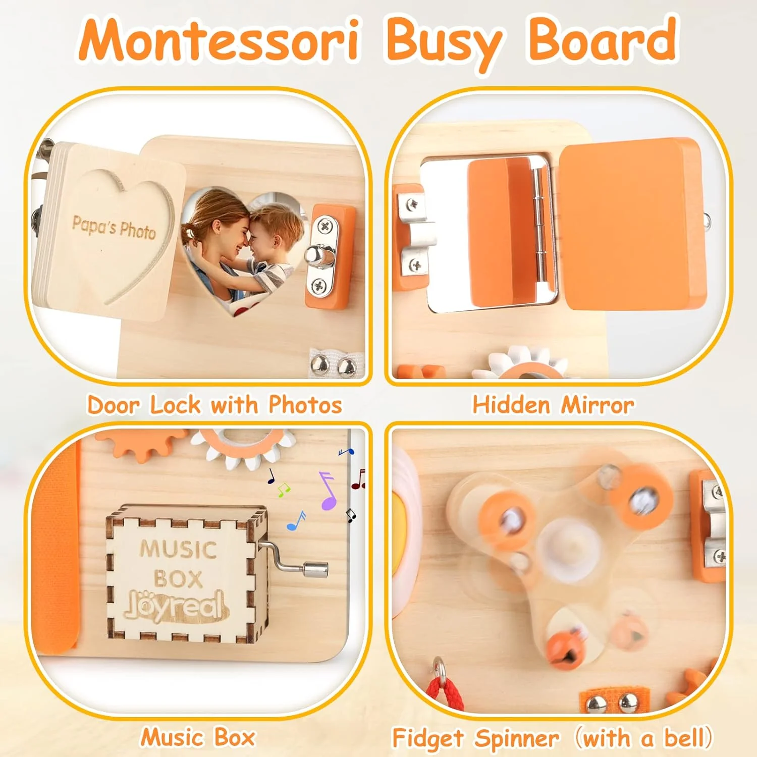 Montessori Busy Board for Toddlers - Image 6