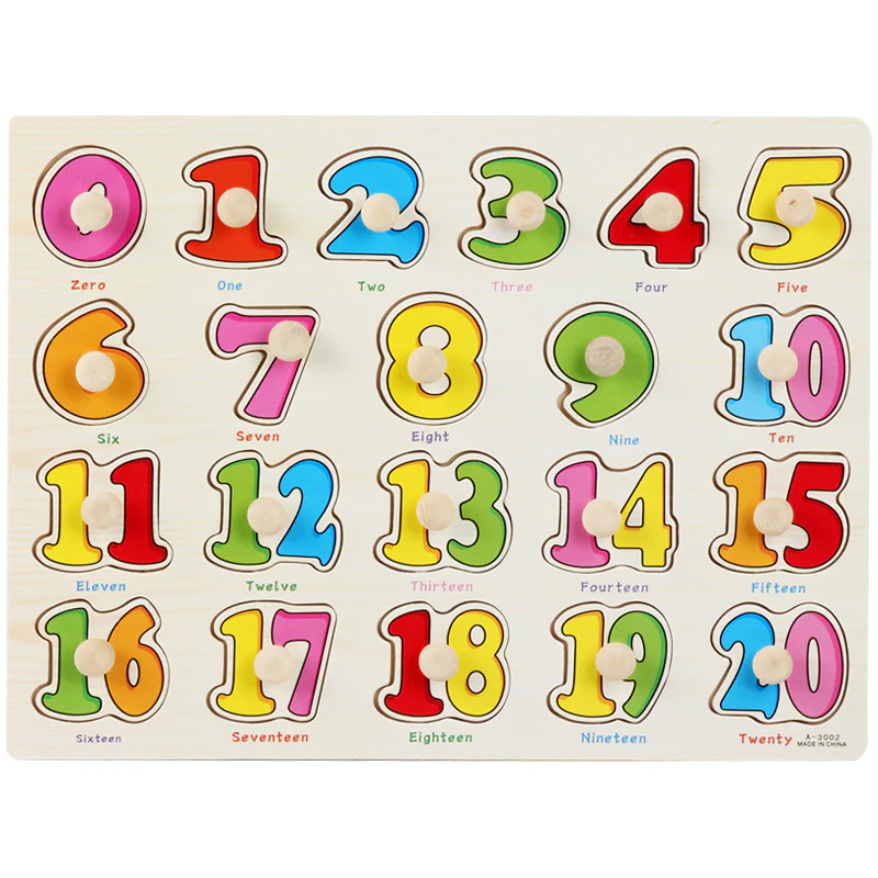 Montessori Early Learning Wooden Toys Shape Awareness Puzzle Boards - Image 9