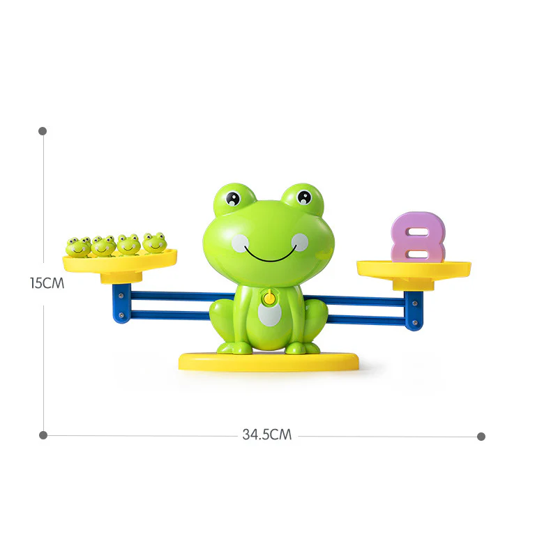 Montessori Frog Math Early Learning Balance Scale Toys - Image 5