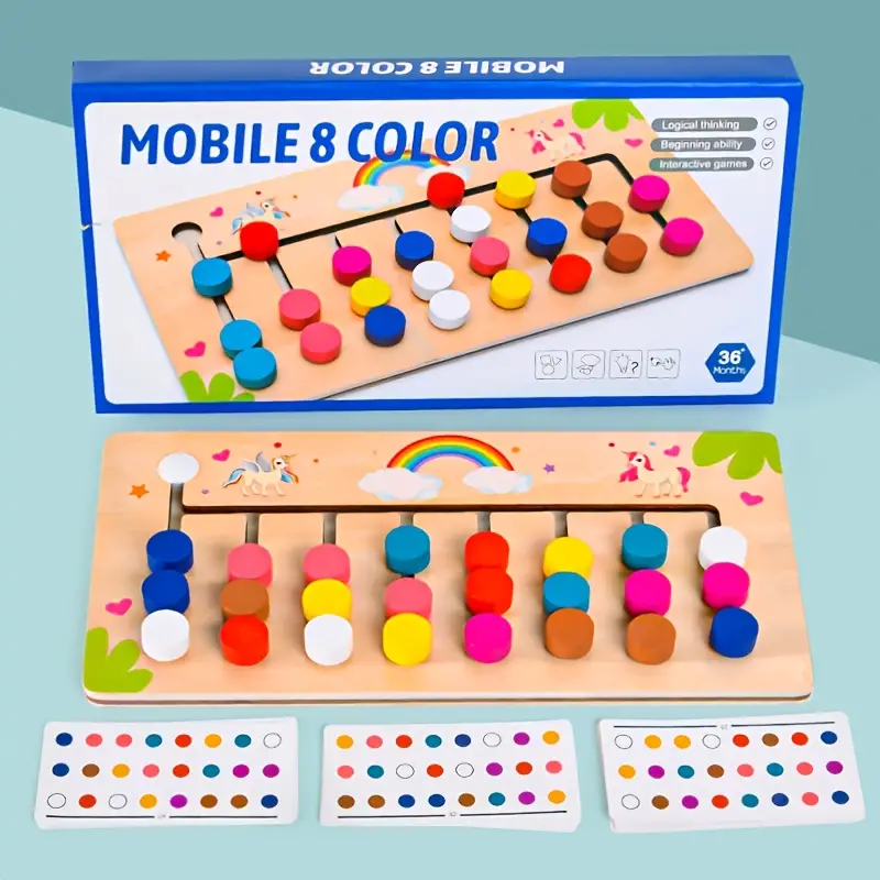 Montessori Learning Toys Slide Puzzle - Image 2