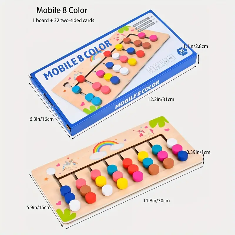 Montessori Learning Toys Slide Puzzle - Image 4