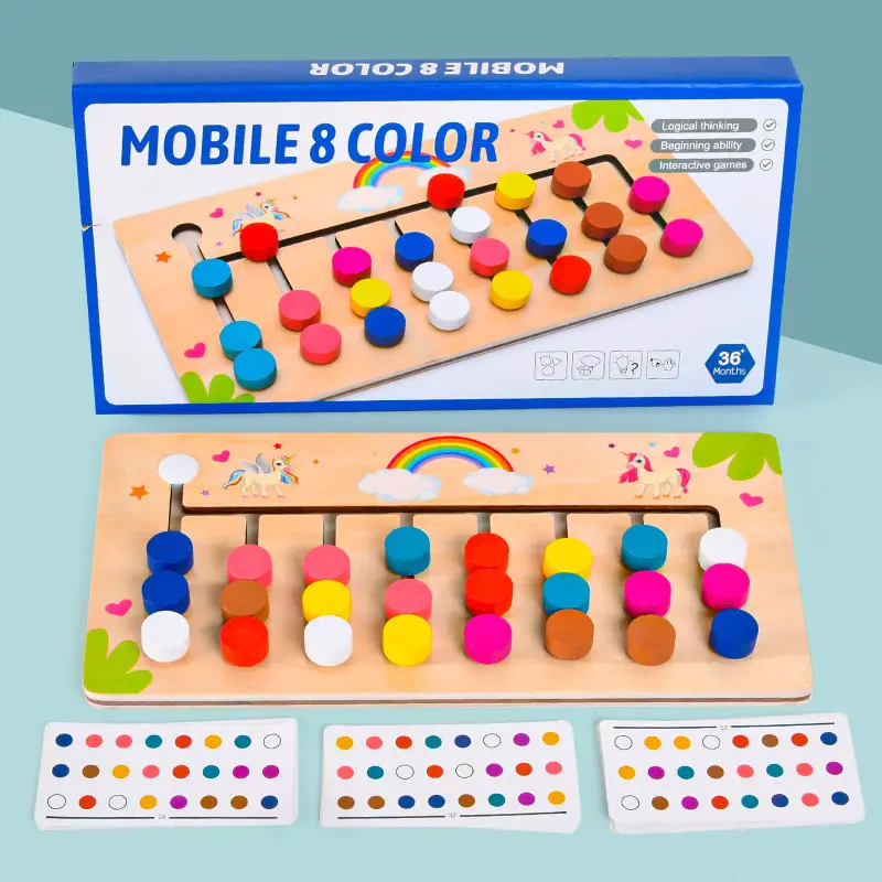 Montessori Learning Toys Slide Puzzle - Image 5